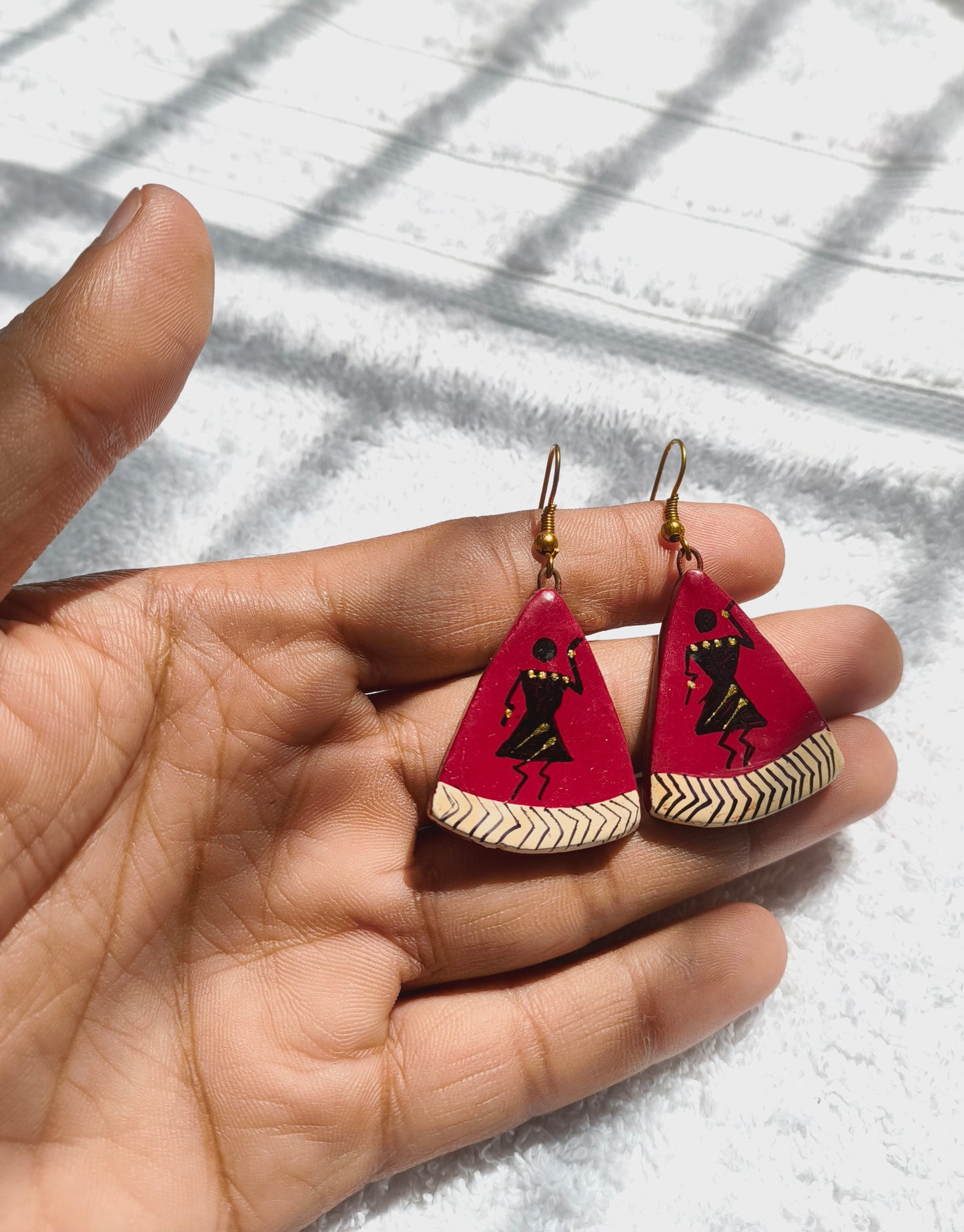 Dharti Gaurav Terracotta Earrings