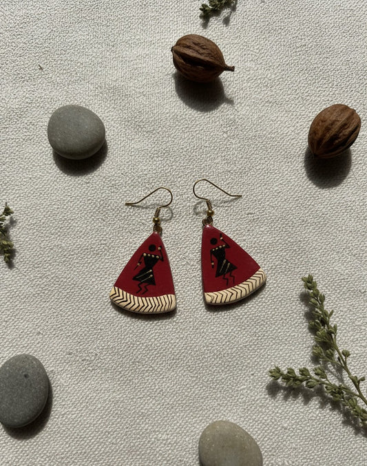 Dharti Gaurav Terracotta Earrings